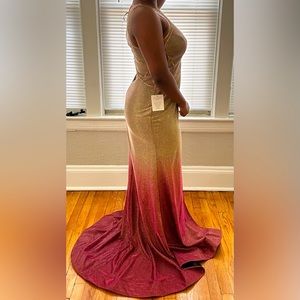 Ombré special occasion dress